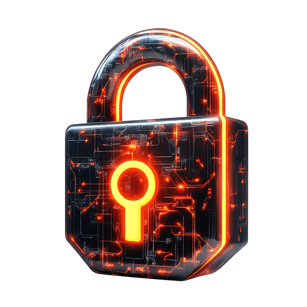 Encrypted digital padlock